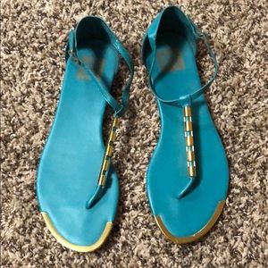 Turquoise Dolce Vita Sandals